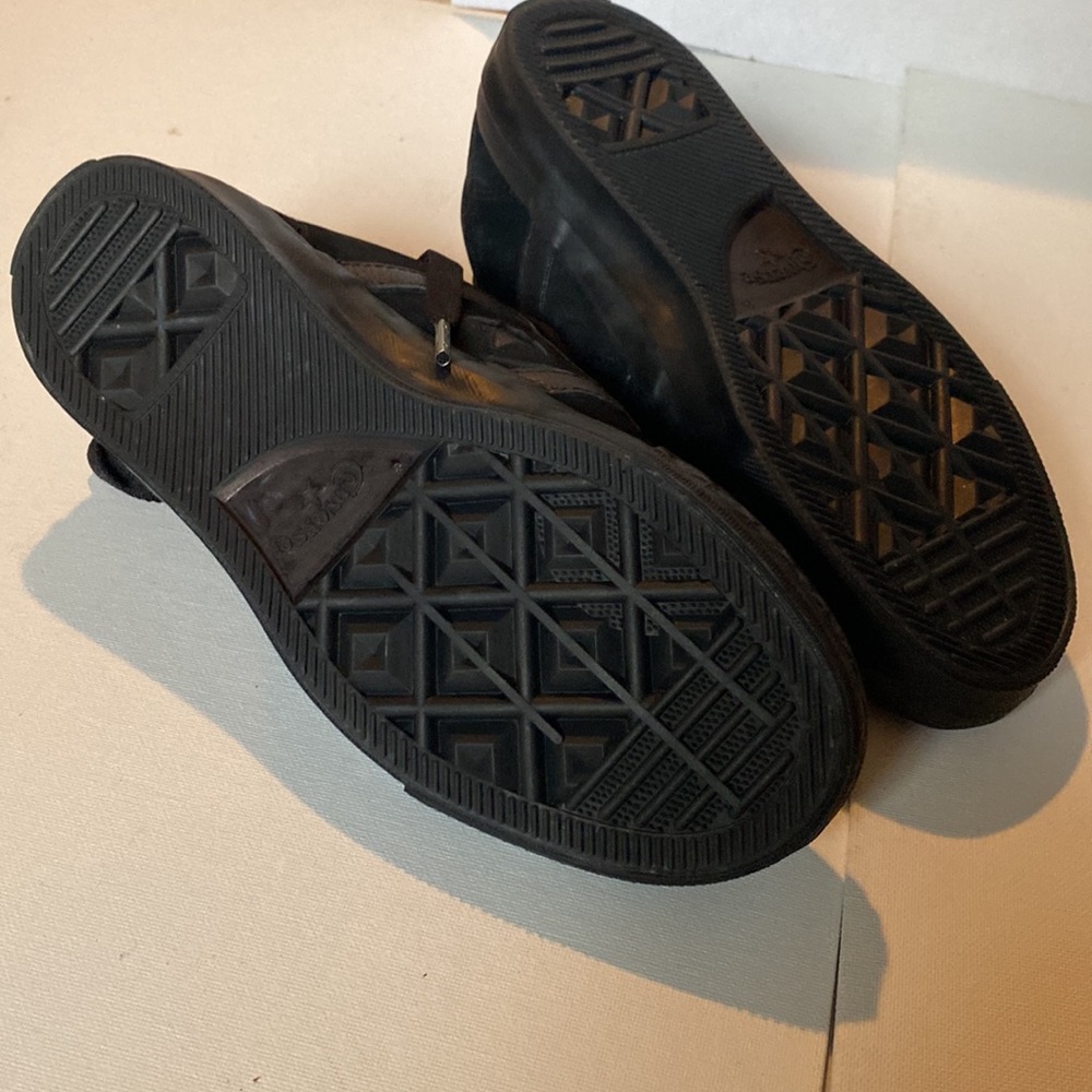 NWOT Converse One Star Black Suede Leather Sneakers - Picture 6 of 8